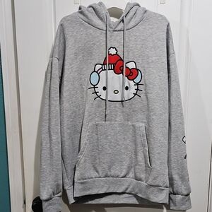 Aeropostale Gray Hoodie with Hello Kitty Design